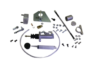MDL LF Series 60-65 Falcon/Comet Hydraulic Clutch Master Kit, .700", Silver Aluminum reservoir